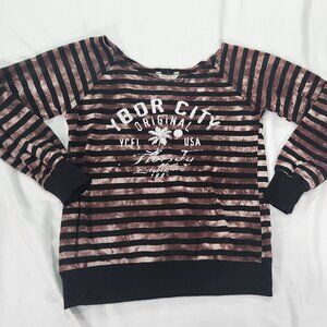 American Vintage Off the Shoulder Shirt, Striped YBOR City
Lot I